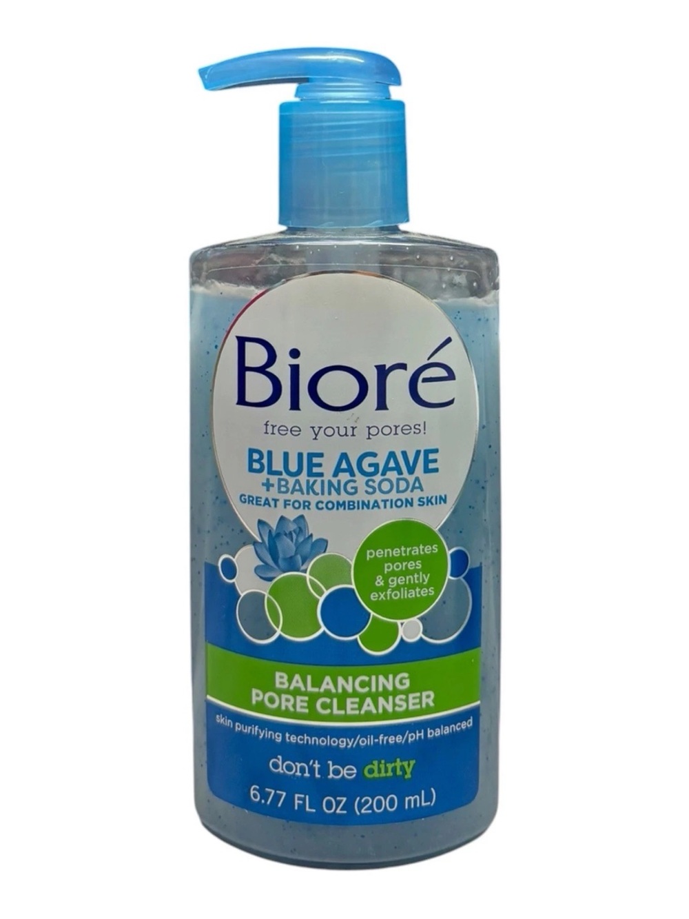 Biore Blue Agave Baking Soda Balancing Pore Cleanser, 5oz
